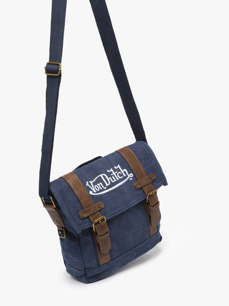 Messenger Tas Nark Von dutch Blauw bags NARK ander zicht 1